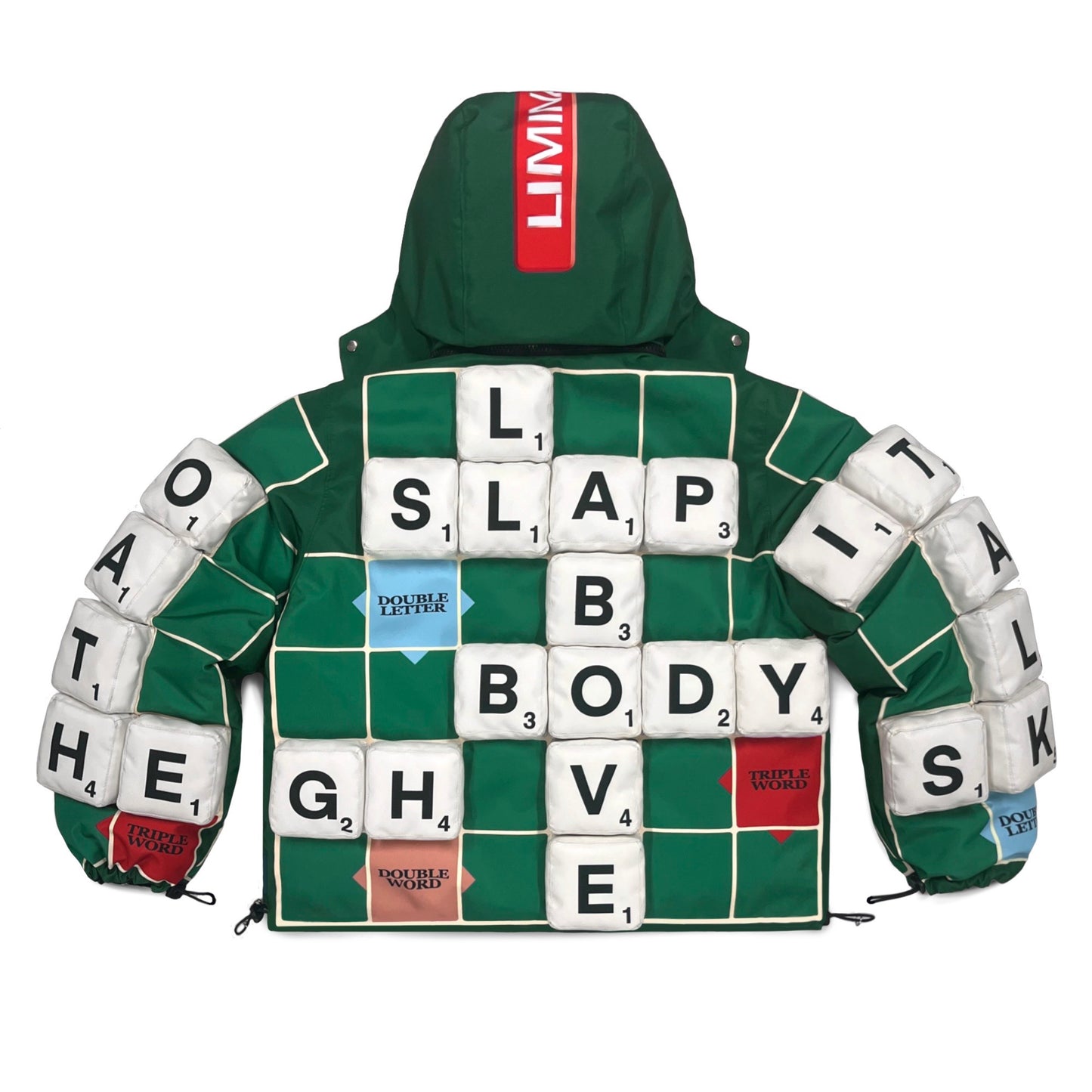 Scrabble Puffer (classic green)
