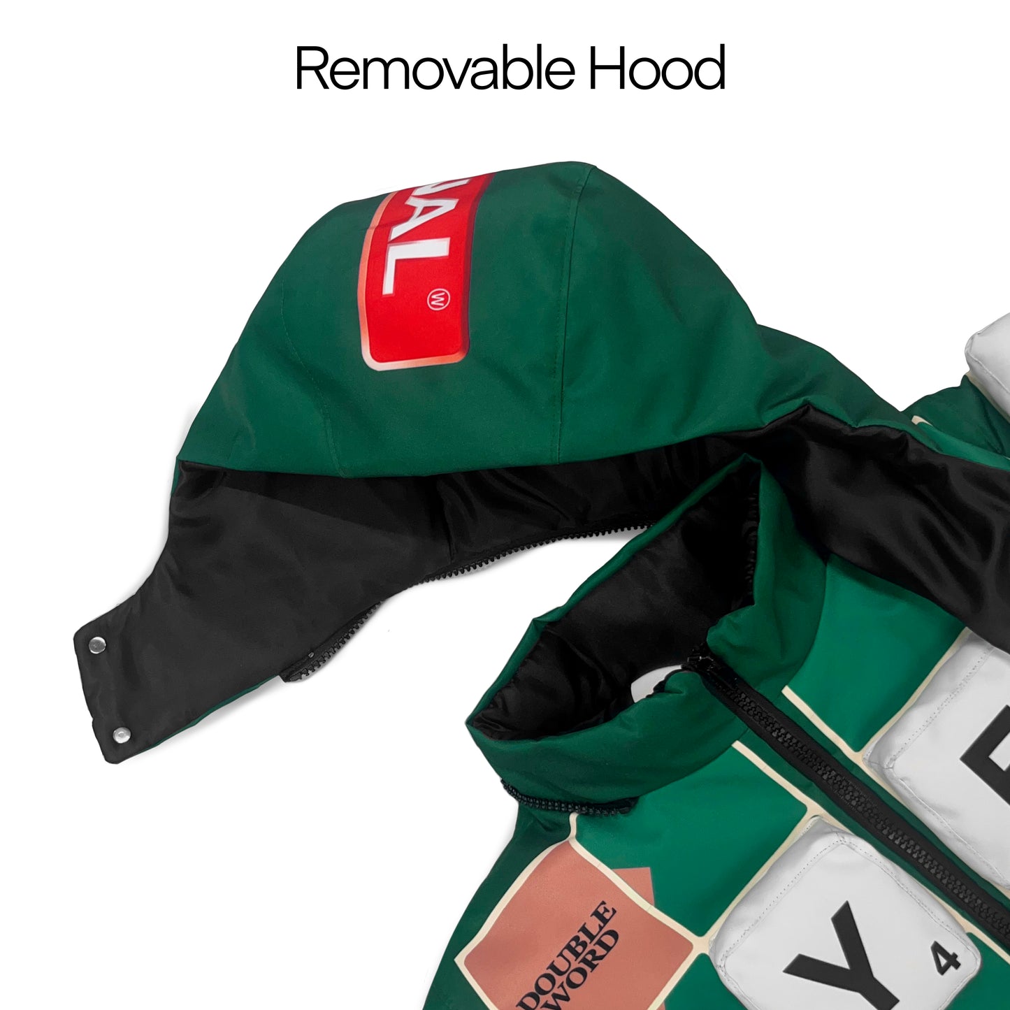 Scrabble Puffer (classic green)