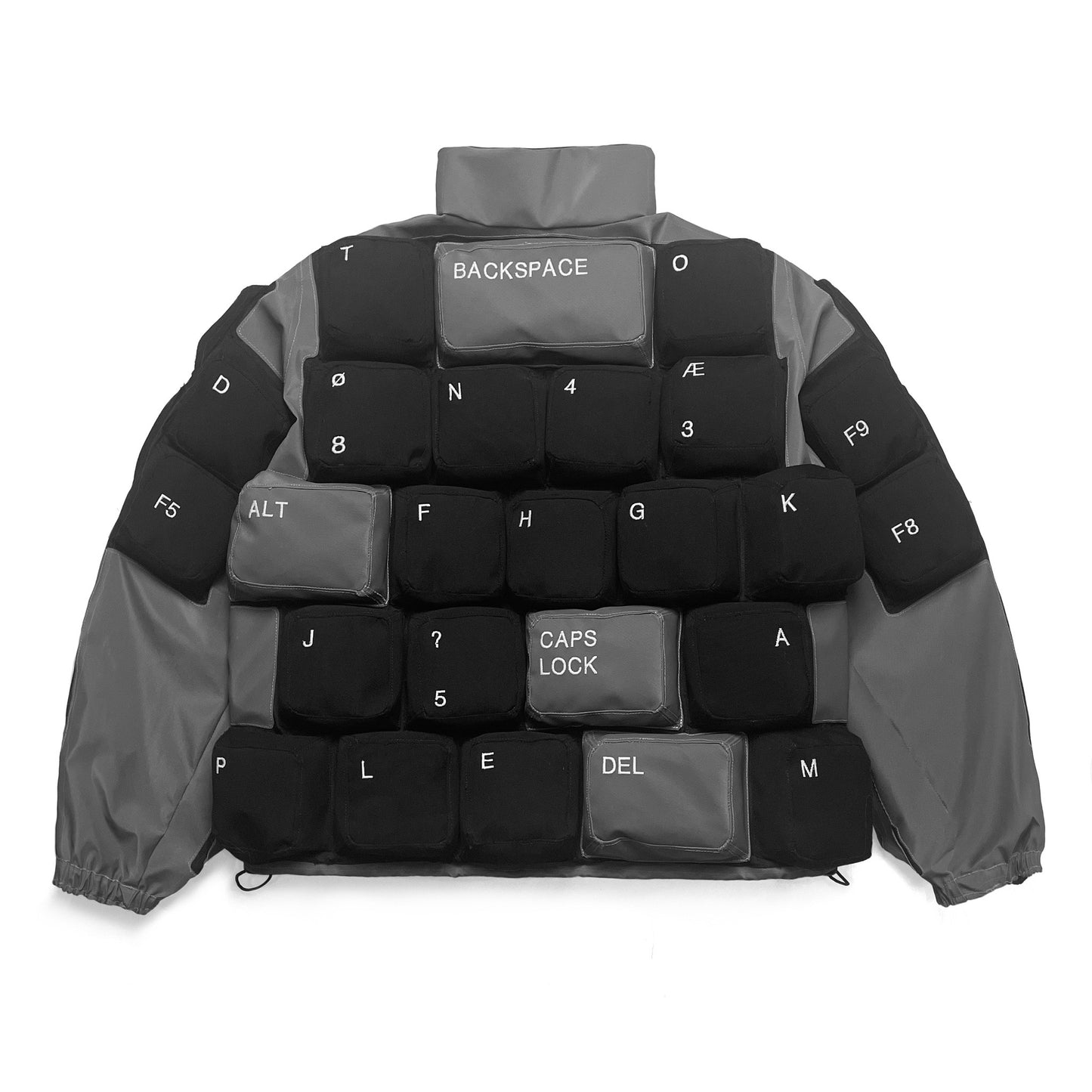 BLACK & GREY KEYBOARD JACKET