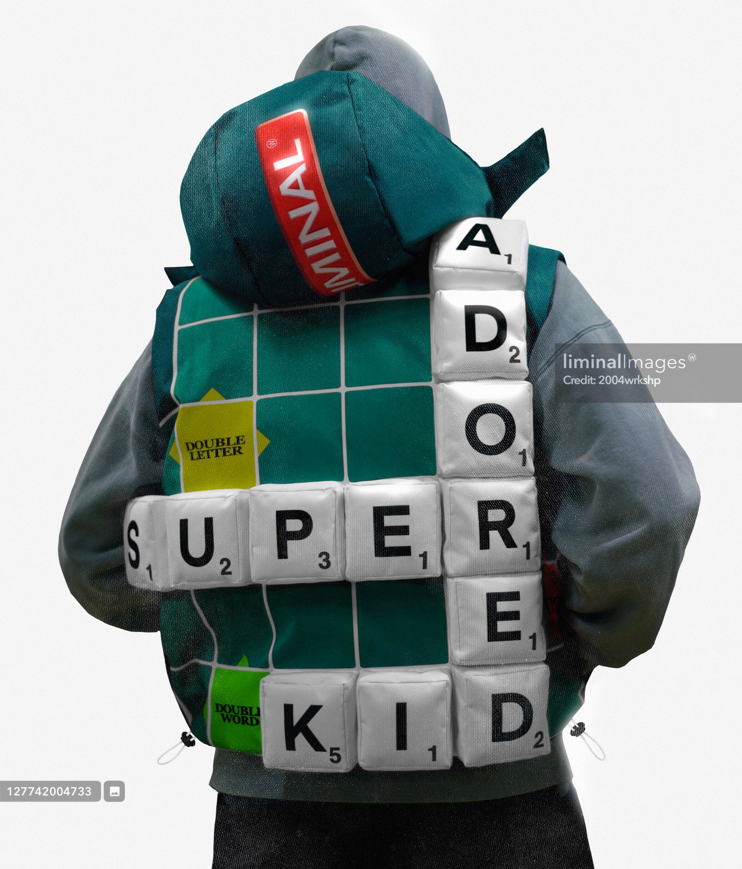 Scrabble Puffer Vest