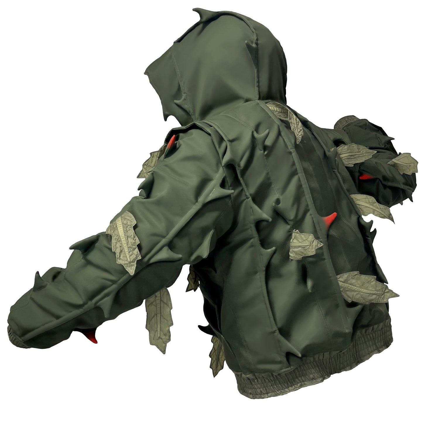 THORN BUSH HOODED JACKET (Moss Green)