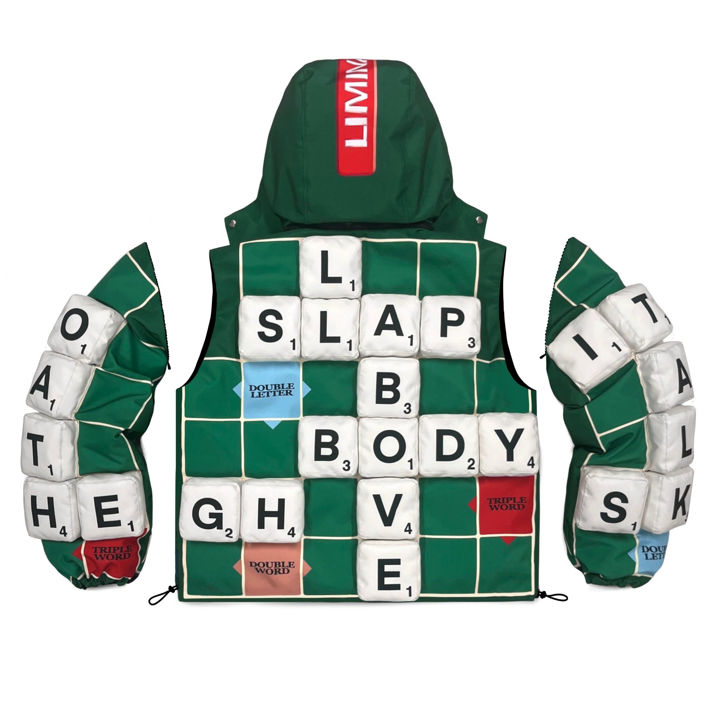 Scrabble Puffer (removable sleeves)