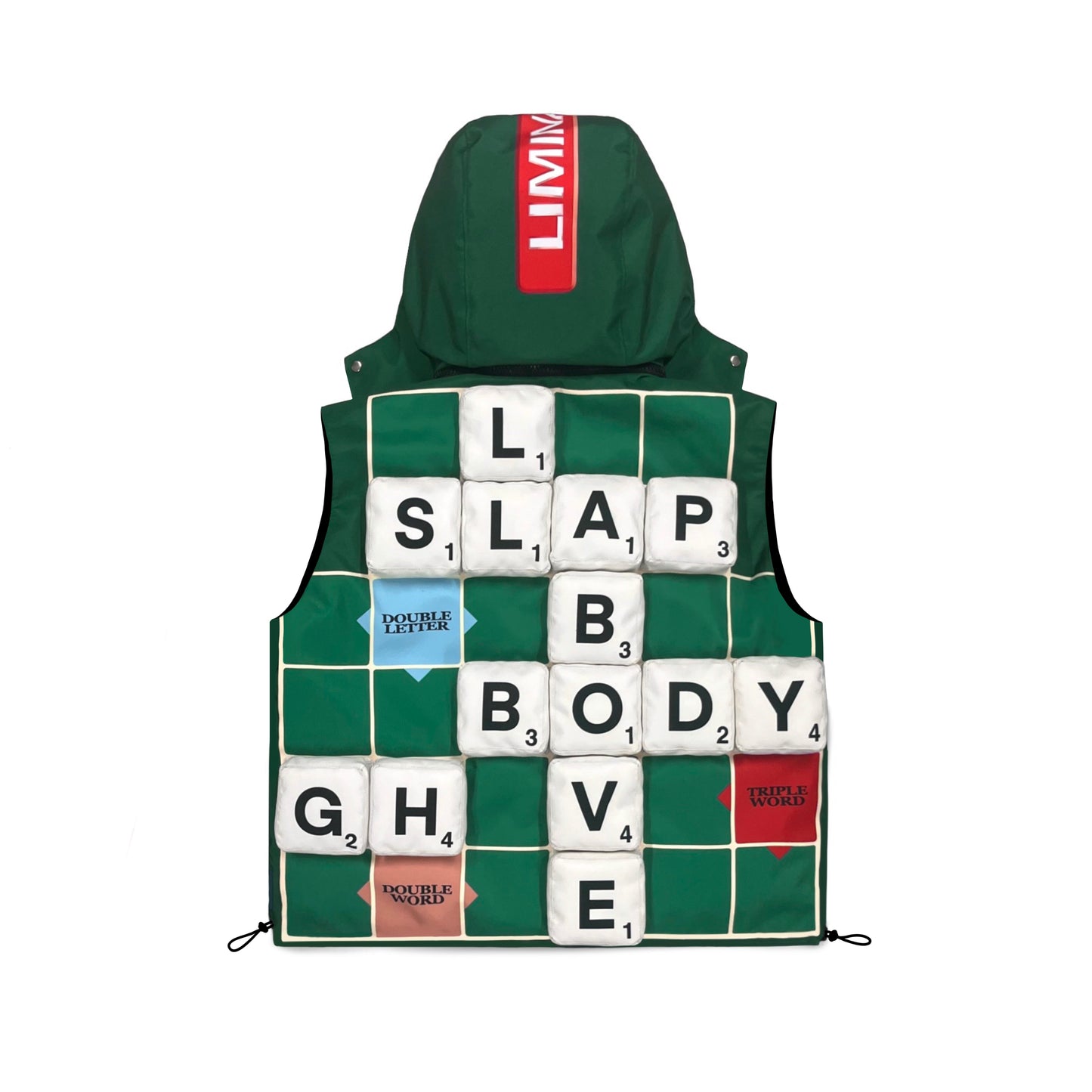Scrabble Puffer (removable sleeves)