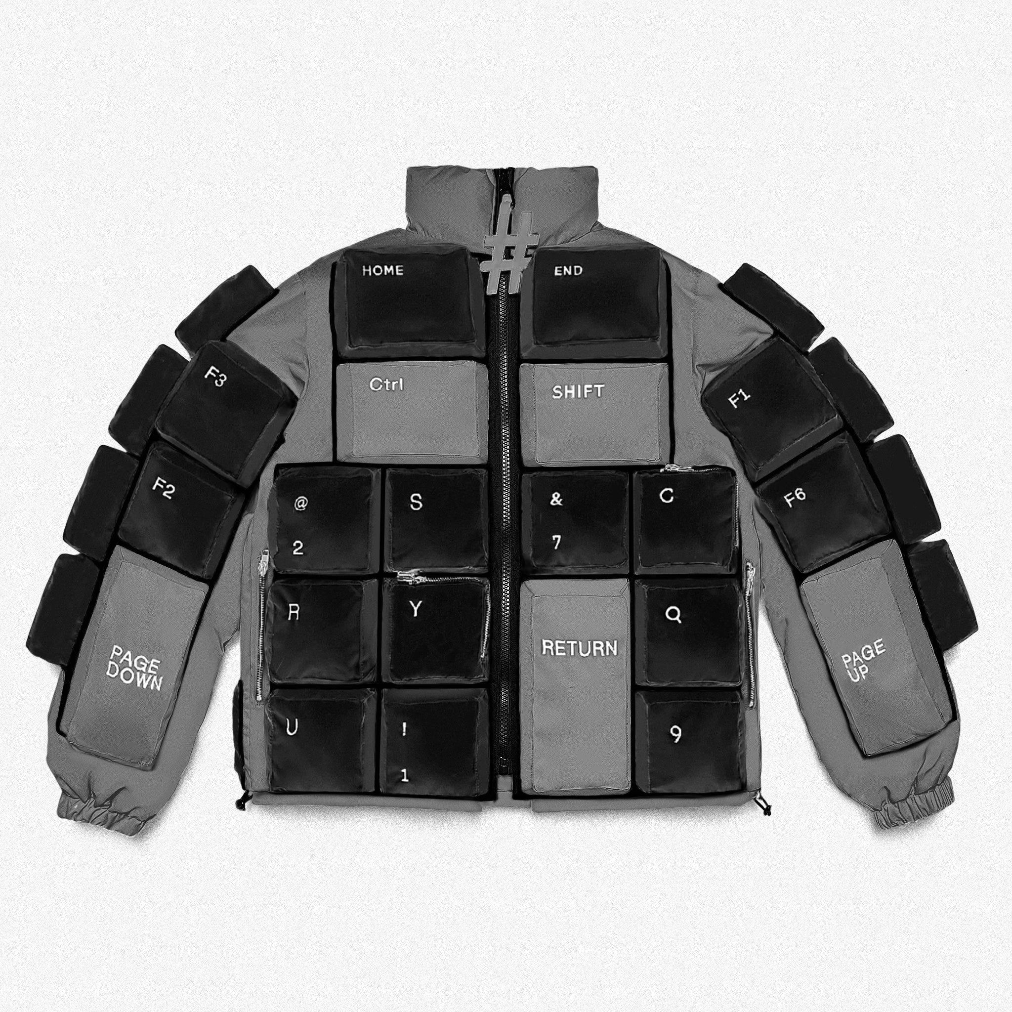 BLACK & GREY KEYBOARD JACKET โ Liminal Work Shop